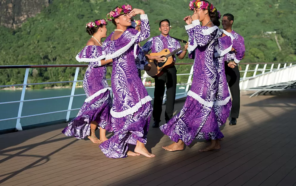 Paul Gauguin Cruises MS Paul Gauguin Onboard Gauguine Dance 1 ©Paul Gauguin Cruises.jpg
